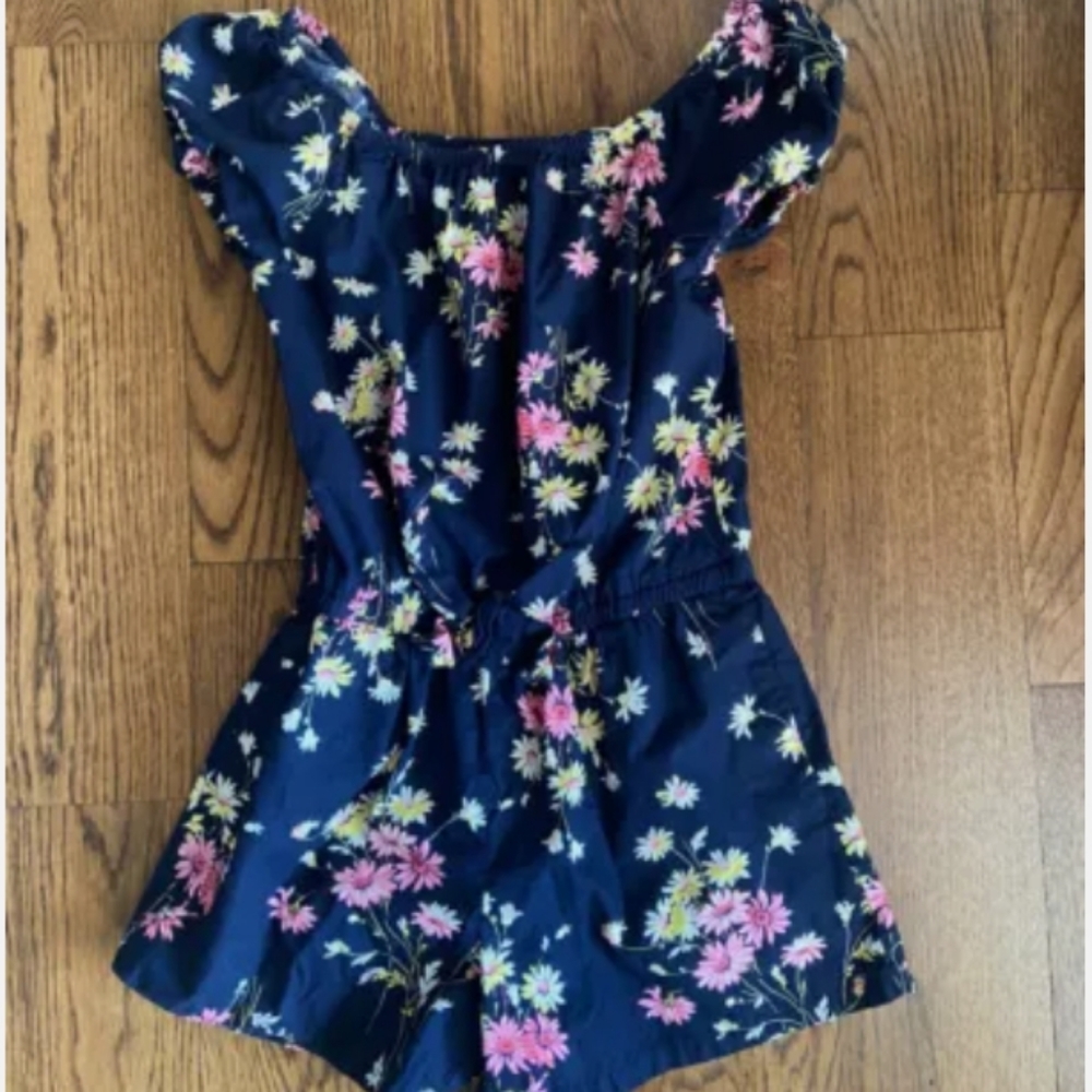 GAP Kids Navy Floral Romper